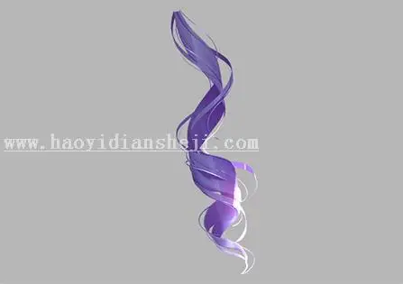 头发制作，用PS快速画出少女的卷发_www.haoyidiansheji.com