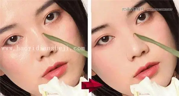 工笔画，通过PS给人物制作工笔画效果照片_www.haoyidiansheji.com
