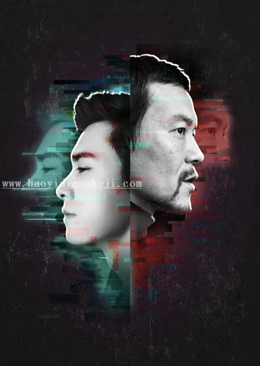 海报设计，用PS制作一副电影《心理罪》的海报_www.haoyidiansheji.com