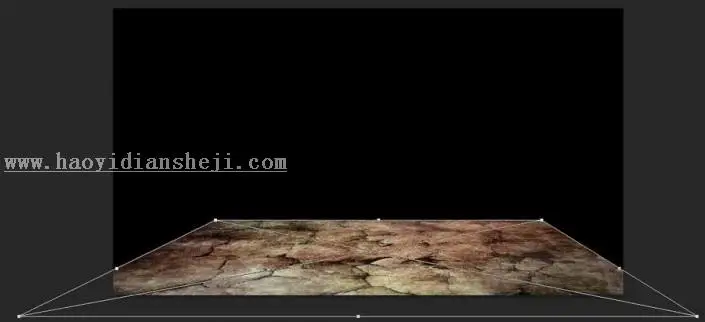 场景合成，合成一个创意的黑暗中的神秘人物壁纸_www.haoyidiansheji.com