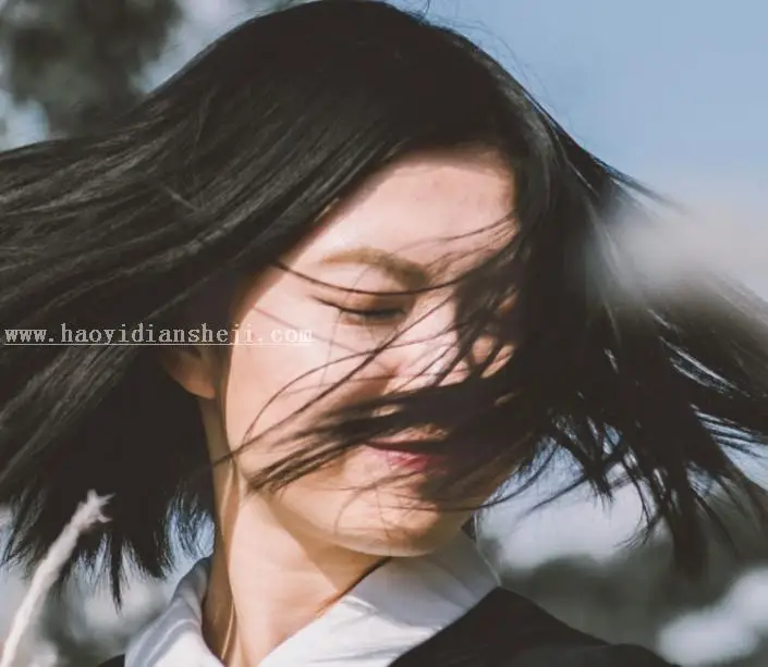 人像调色，教大家调素系风格调色教程_www.haoyidiansheji.com