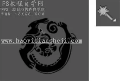 镂空效果，用PS做一个镂空玉石_www.haoyidiansheji.com