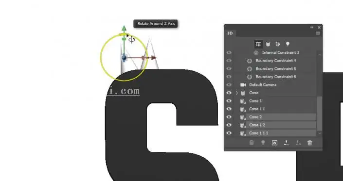 金属字，用PS制作3D效果的金属铆钉文字_www.haoyidiansheji.com