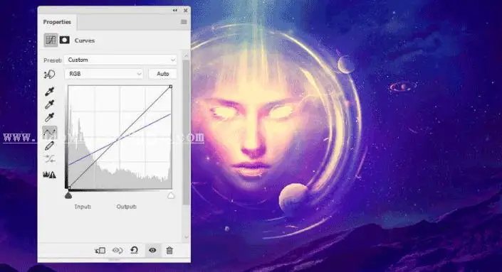 场景合成，用PS合成一个抽象的超现实科幻人物_www.haoyidiansheji.com