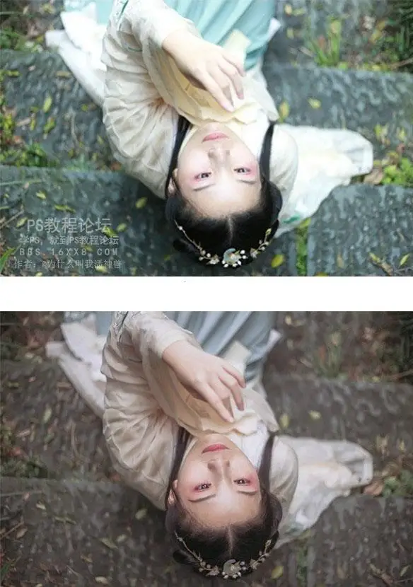 古风后期，古风写真照片调色教程_www.haoyidiansheji.com
