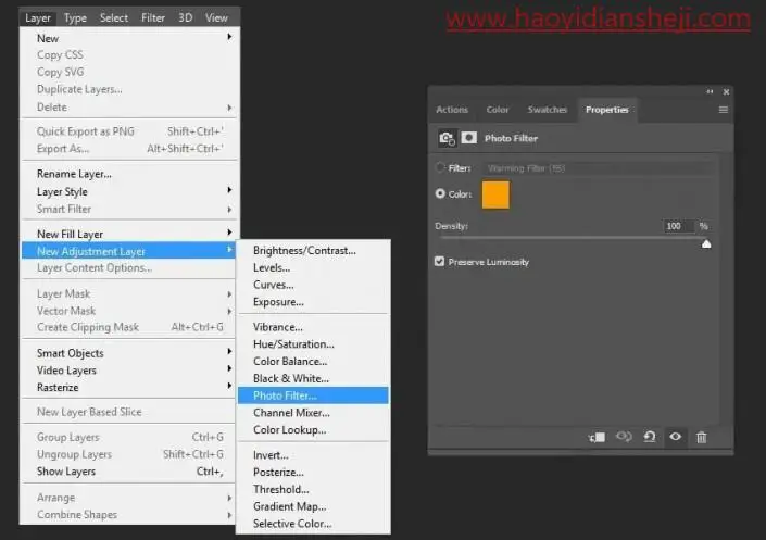 老照片，把数码照片制作成怀旧看照片的效果_www.haoyidiansheji.com