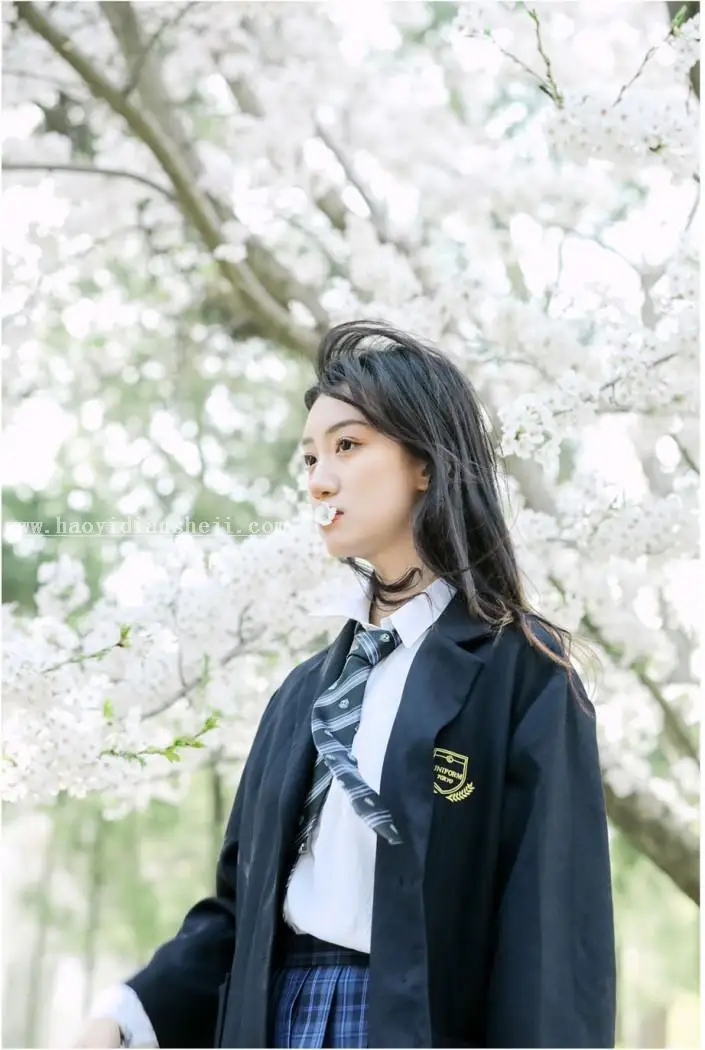 人像调色，通过PS调出唯美的樱花人像_www.haoyidiansheji.com