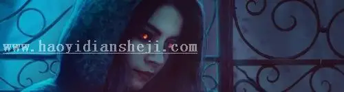 女巫场景，合成恐怖的暗黑女巫场景_www.haoyidiansheji.com