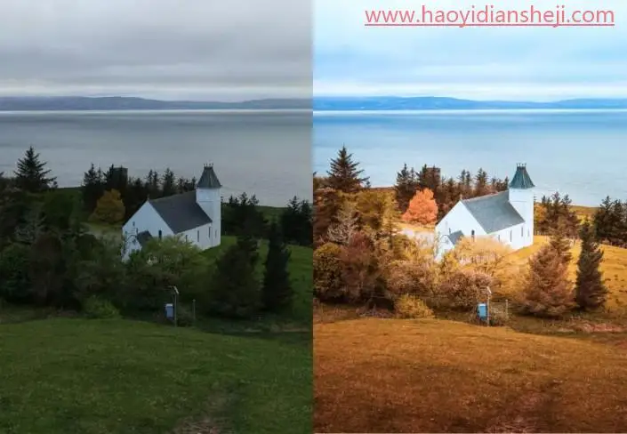 郊区风景，如何修出通透清晰的风景照_www.haoyidiansheji.com
