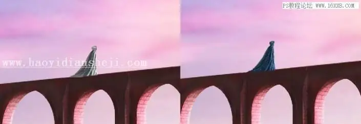场景合成，用PS合成一副梦幻的二次元场景_www.haoyidiansheji.com