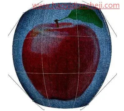 场景合成，通过PS制作一个苹果样式的“牛仔裤”_www.haoyidiansheji.com