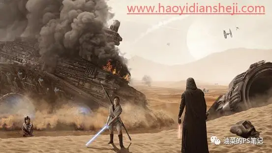 科幻合成，制作科幻级电影即视感的合成照片_www.haoyidiansheji.com