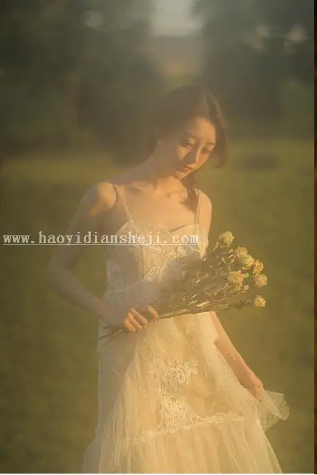 复古色，通过PS调出仙女复古色调人像_www.haoyidiansheji.com