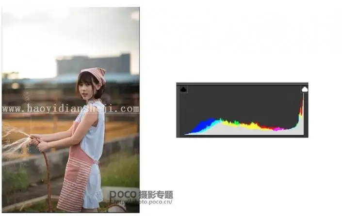 日系色，调暖秋色调人像照片教程_www.haoyidiansheji.com