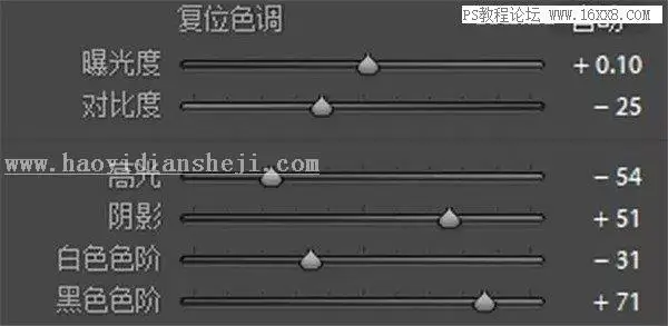 油画效果，用PS把人像调出复古的冷色效果_www.haoyidiansheji.com