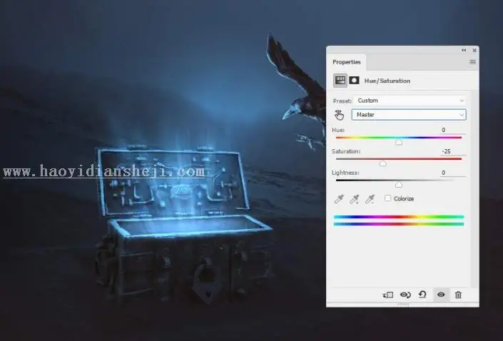 场景合成，用ps合成一个神奇的魔幻效果场景_www.haoyidiansheji.com