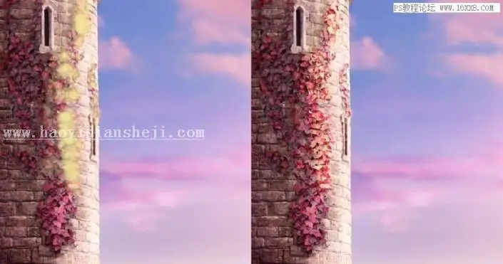 场景合成，用PS合成一副梦幻的二次元场景_www.haoyidiansheji.com