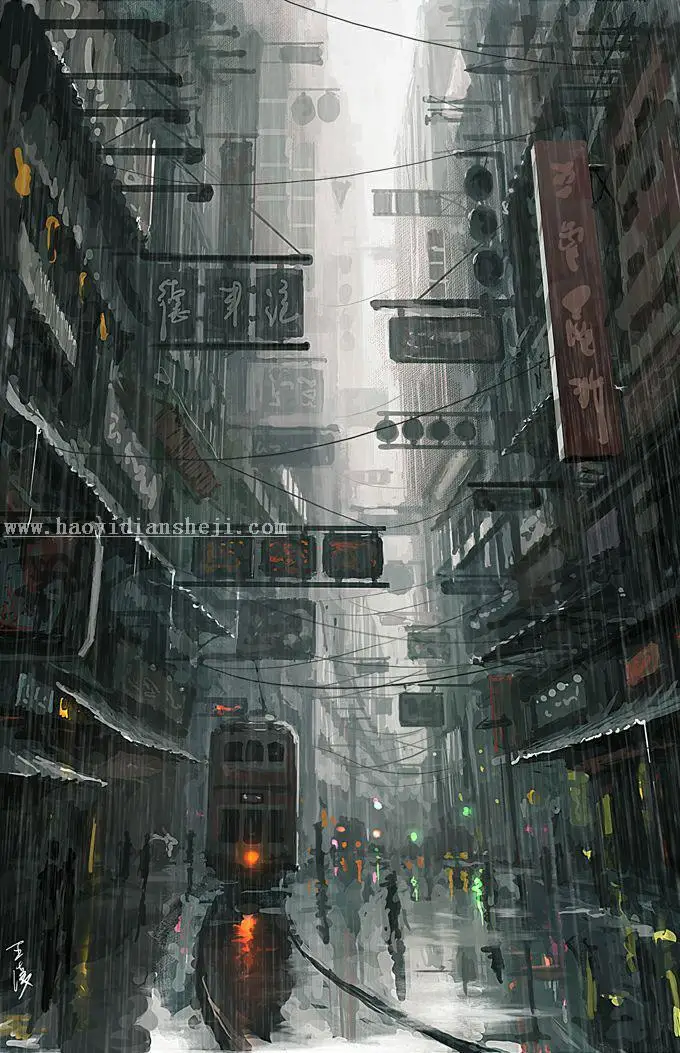 海报制作，制作一种赛博画风的故障海报_www.haoyidiansheji.com