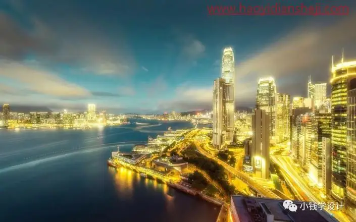 朦胧效果，通过PS给城市夜景打造朦胧效果_www.haoyidiansheji.com