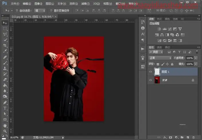故障效果，打造酷炫撞色故障艺术效果_www.haoyidiansheji.com