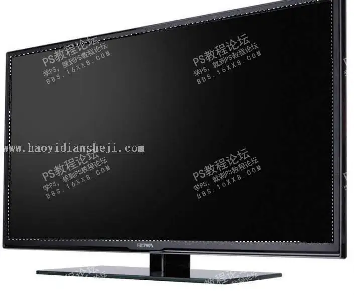 出屏效果，制作冲出电视的异形_www.haoyidiansheji.com