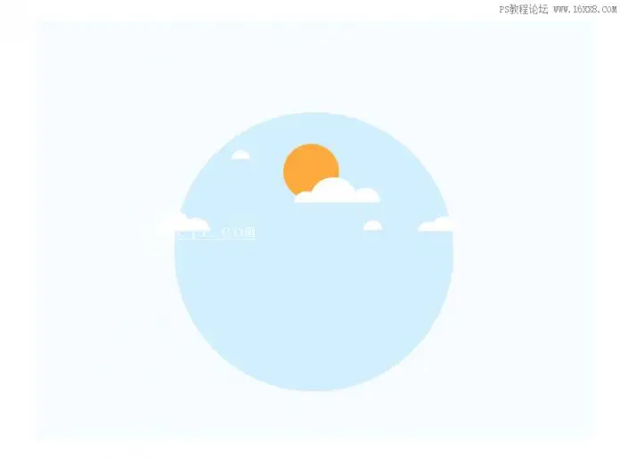 插画制作，绘制简单的乡间村庄静谧场景_www.haoyidiansheji.com