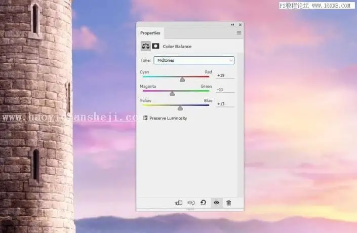 场景合成，用PS合成一副梦幻的二次元场景_www.haoyidiansheji.com