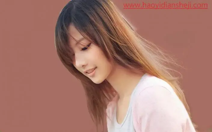 通道抠图，用ps中的通道抠出受光不均匀的人物发丝照片_www.haoyidiansheji.com