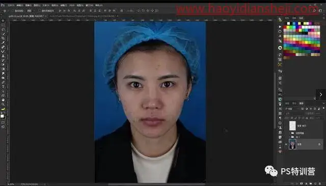 证件照，给证件照换发型和妆容_www.haoyidiansheji.com