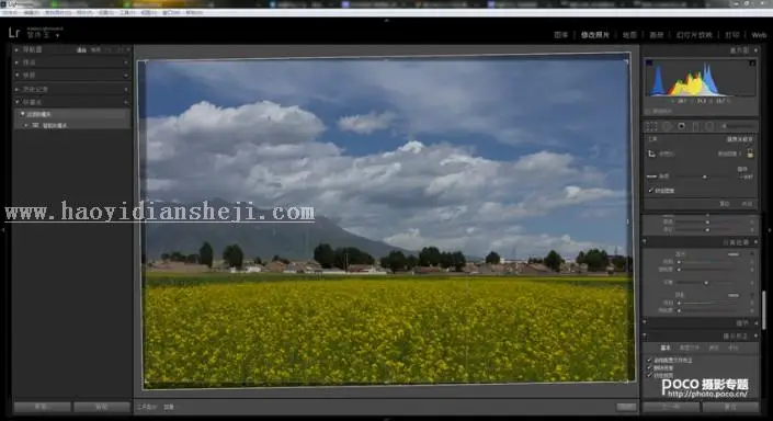 调天空，去除雾霾调出蓝天白云风景照_www.haoyidiansheji.com