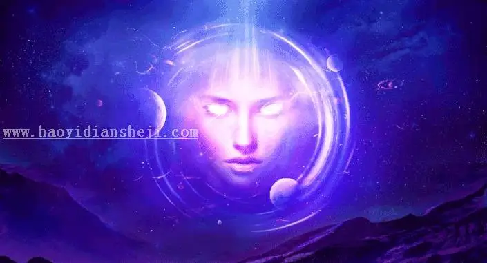 场景合成，用PS合成一个抽象的超现实科幻人物_www.haoyidiansheji.com