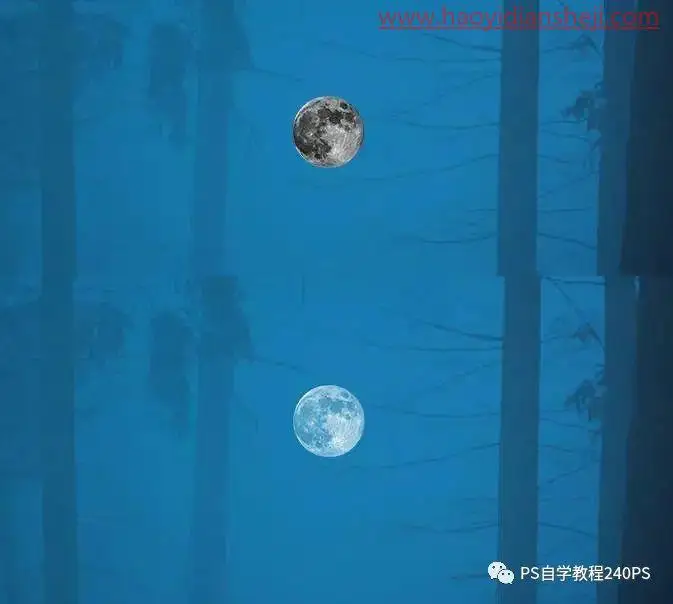 奇幻合成，合成鹿角中的神秘水世界_www.haoyidiansheji.com