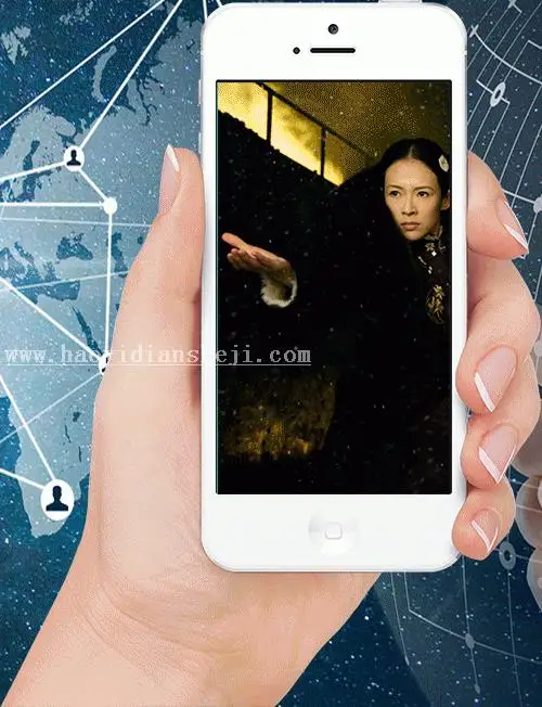 循环效果，用PS制作手机样式的循环照片_www.haoyidiansheji.com
