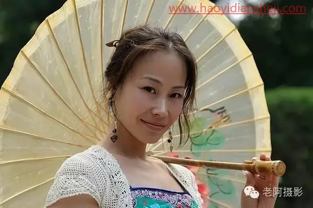 脸部美化，用PS给人像快速去眼袋去皱纹_www.haoyidiansheji.com