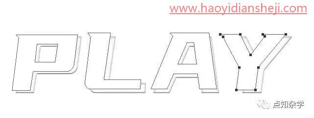 立体字，制作立体感十足的英文立体字_www.haoyidiansheji.com