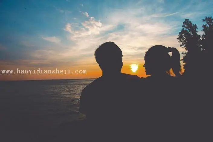 人像调色，三步快速打造唯美日落背影风格_www.haoyidiansheji.com