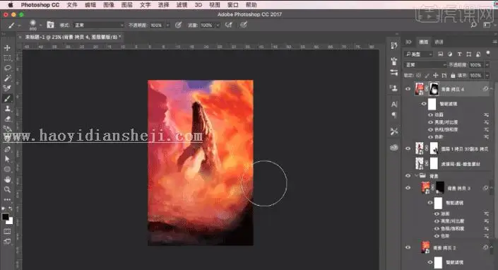 海报设计，用PS中的3D功能合成一幅比较有视觉冲击创意海报_www.haoyidiansheji.com