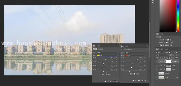 城市风景，提出明亮的城市风光照片_www.haoyidiansheji.com