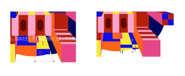 插画制作，用PS制作形象的2.5D插画_www.haoyidiansheji.com