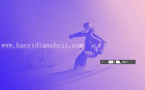 网页背景，快速制作简约的双色调背景图片_www.haoyidiansheji.com