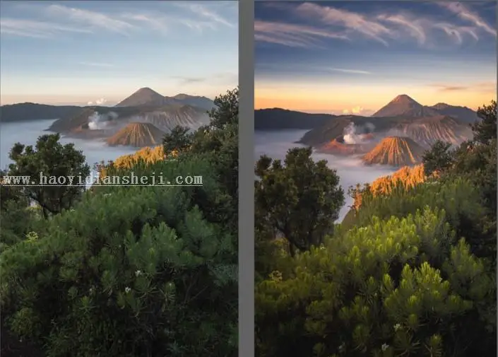 风景后期，用滤镜给照片添加一种金黄秋色效果_www.haoyidiansheji.com