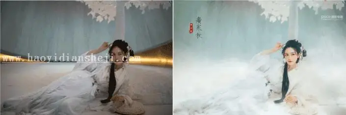 古风人像，通过PS把前期偏暗的古装人像制作出仙气十足的效果_www.haoyidiansheji.com