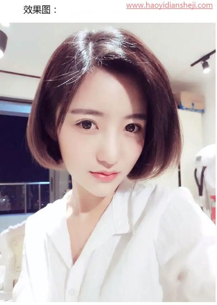 手绘照片，把手机里的自拍图片制作成漂亮的手绘效果_www.haoyidiansheji.com