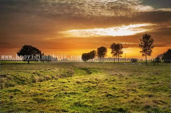 童话场景，合成爱丽丝漫游仙境的小人国场景_www.haoyidiansheji.com