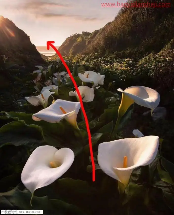风景照片，如何用PS给风光大片营造更好的光线_www.haoyidiansheji.com
