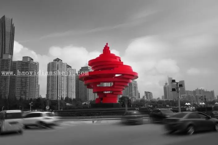 单色效果，教大家制作延时摄影城市照片_www.haoyidiansheji.com