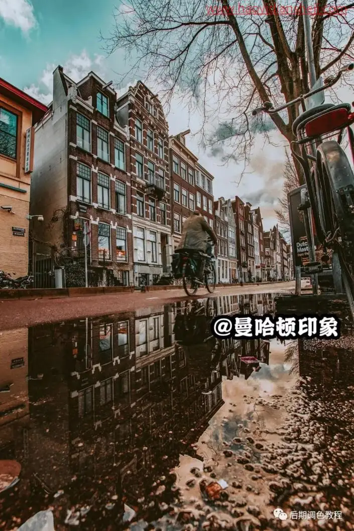 电影色调，在PS中调出把普通街景照片调出电影色调_www.haoyidiansheji.com