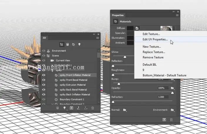 金属字，用PS制作3D效果的金属铆钉文字_www.haoyidiansheji.com