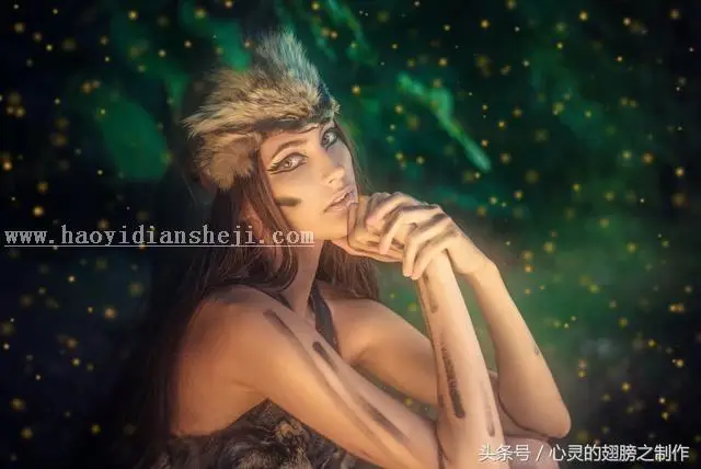梦幻效果，用PS给人像创造梦幻唯美效果_www.haoyidiansheji.com