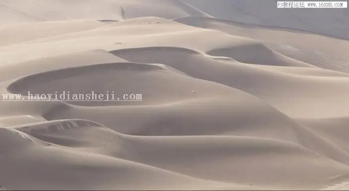 风景调色，借PS之手调出壮美沙漠风景照片_www.haoyidiansheji.com